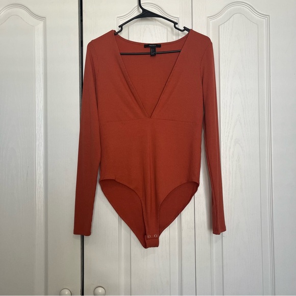 Forever 21 Tops - Women's Rust Bodysuit
